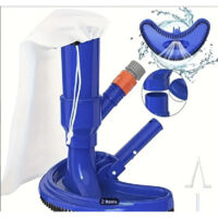 Aspirateur de piscine, aspirateur de piscine, aspirateur de sol, aspirateur de fond de piscine, kit de nettoyage de piscine pour bassins profonds, spas et bains à remous
