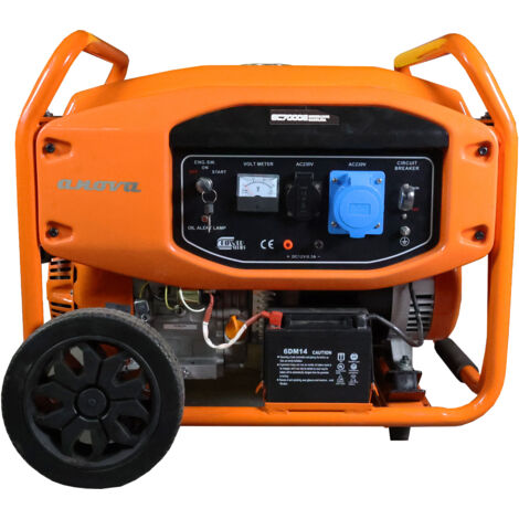 Groupe électrogène thermique - Moteur 4T 420cc - Puissance 7000 W - Réservoir 28 L - GC7000E ANOVA