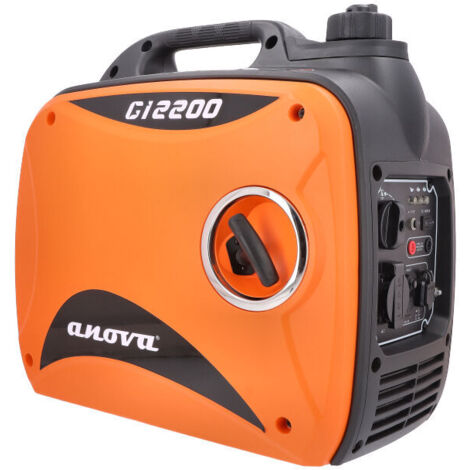 Goupe électrogène thermique - Moteur 4 temps 79,8cc - Puissance 2000W - Autonomie 7H/Réservoir - Réservoir 4,2L - GI2200 ANOVA (1/4)