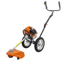 Débroussailleuse thermique 51,7cc D52R – Guidon réglable et pliable – Double filtre à air – Idéale pour terrains accidentés – Anova