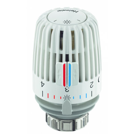 Tête thermostatique K Standard – Raccord M30 x 1.5 – Plage de consigne 6 à 28 °C – Température max 50 °C – Protection antigel – Heimeier