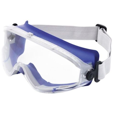 Lunettes de protect. à vision intégrale DAYLIGHT TOP EN 166 monture bleue, verres transparents polycarbonate PROMAT (1/2)