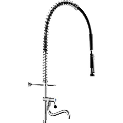 Delabie Lave-vaisselle + HB 433010 sans bras, tuyau de sortie + support court (1/2)