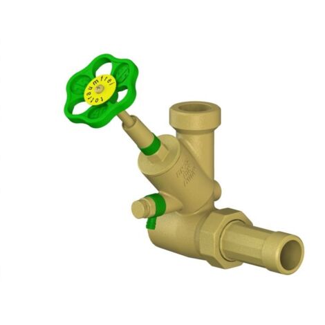 Vanne T de dérivation JS, en acier inoxydable, avec marchepied, DN25, entrée 1", poids net 1 1/2" (1/3)