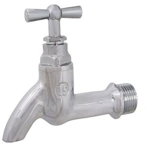 Soupape de décharge JS avec régulateur de jet sans SV, bouton-ot, 3/4", poli chromé (1/3)