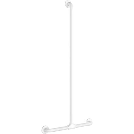 Main courante Delabie en T amovible D32 1150x500mm en nylon blanc (1/2)
