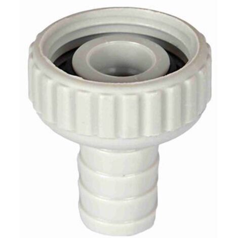 Raccord de tuyau JS, 2 pièces, DN15, 1/2", polyamide, gris (1/2)