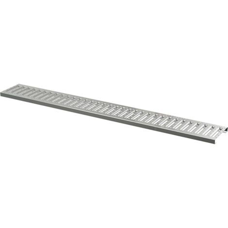 Alcadrain cadre en acier pour caniveau de drainage AVZ103 grille en acier galvanisé B125 (1/2)