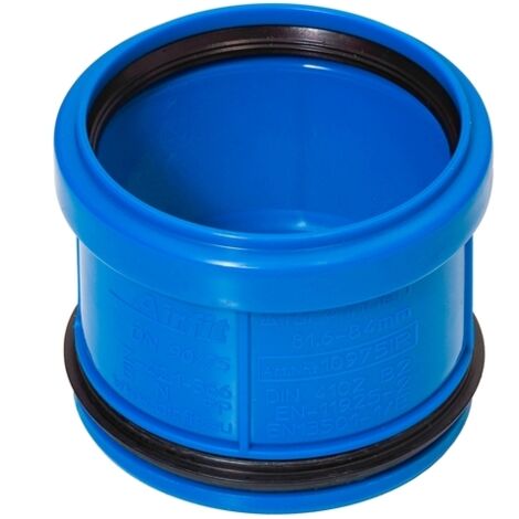 airfit Réducteur intérieur pour eaux usées PP DN 90/75, pour tuyaux à paroi épaisse, bleu