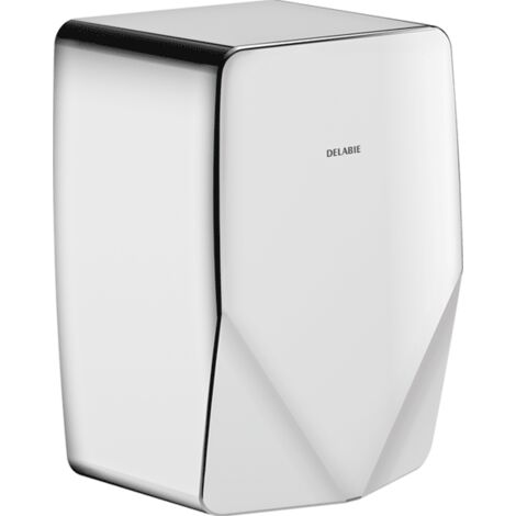 Sèche-mains à flux d'air Delabie HIGHFLOW compact automatique, finition polie