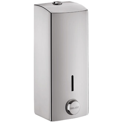 Delabie - Distributeur de savon liquide mural 1 litre Inox 304 poli satiné (1/2)