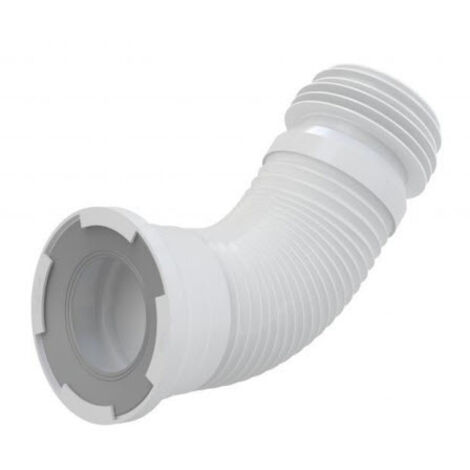 Raccordement flexible toilettes 80-110 mm en polypropylène – Longueur réglable 240-600 mm – Joint d'étanchéité inclus – A97