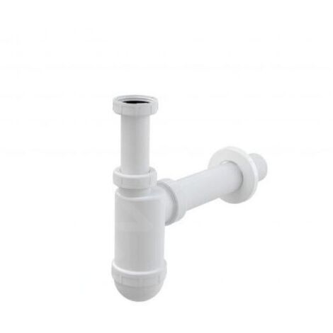 Alcadrain Siphons - Siphon de lavabo, diamètre 40 mm avec écrou de trop-plein A43 (1/2)
