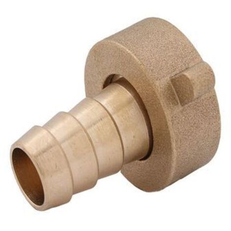 Vis de tuyau JS MS - 2 pièces, étanche à plat, 3/8" x 1/2" (1/2)