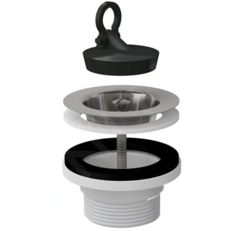 Alcadrain Accessoires - Sortie d'évier 6/4", trop-plein flexi A33