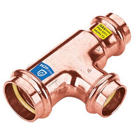 Raccord en T réduit 28x22x22mm, raccord combiné I/I/I Frabo DVGW (1/3)