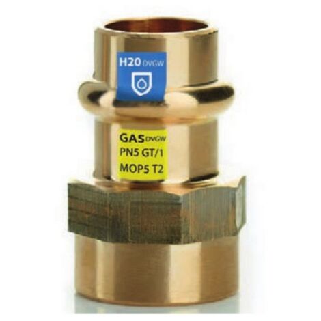 Raccord en Y 1,1/4x35mm IG - RG, raccord combiné Frabo DVGW (1/4)