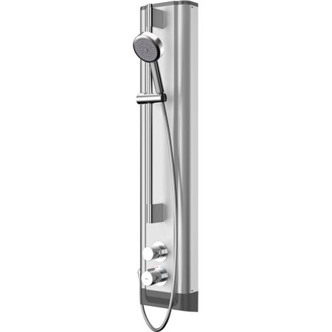 Panneau de douche KWC AR, F5, hydra., inox, therm., garniture HB, unité hygiénique (1/2)
