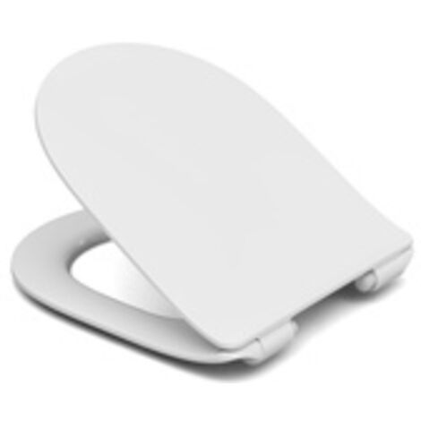 Cuvette de WC Hamberger compatible avec aktiv4YOU 2.0 en céramique aktiv4YOU 2.0, fermeture douce, fixation en acier inoxydable (1/2)