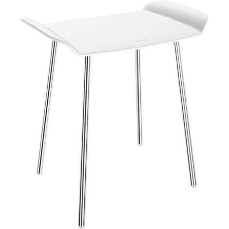 Tabouret de douche Delabie Be-Line® Siège blanc (1/3)