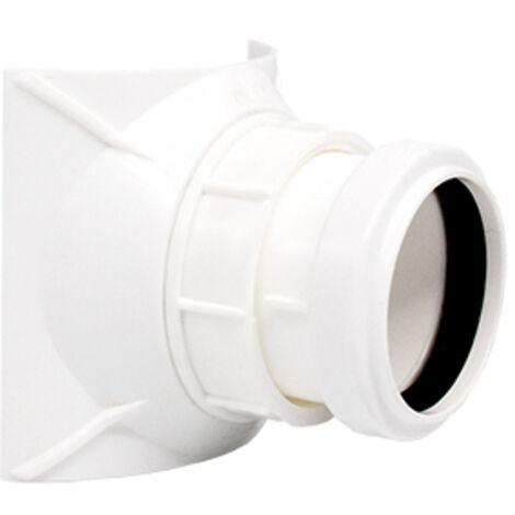 branche de raccordement filetée airfit DN 90/50 blanc, Z-42.1-603