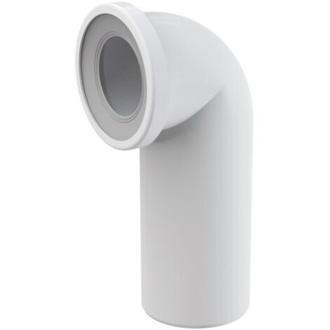 Pipe coudée de WC diamètre 110mm / 90° avec raccordement Ø40