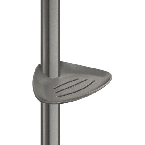 Support à savon déplaçable Be-Line anthracite pour barre Be-Line (1/2)