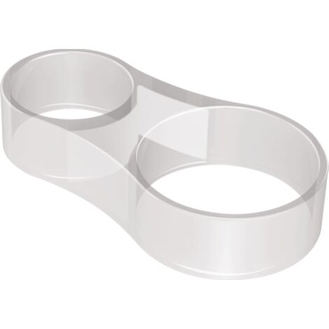 Dispositif de sécurité pour douchette à main compatible avec barres de 25 à 35 mm (1/2)