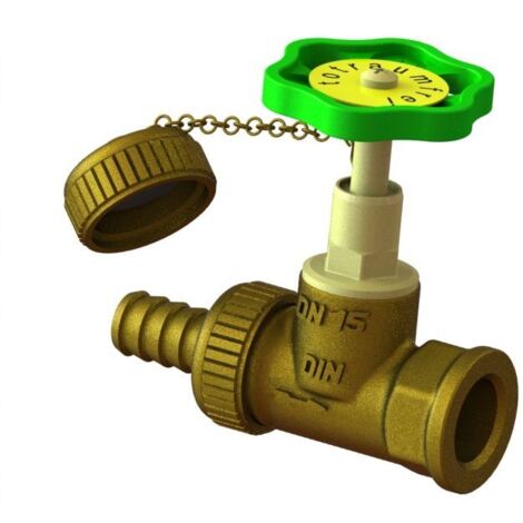 Vanne d'équilibrage à décharge JS, DN15, entrée SV avec support 3/4", sortie intérieure 1/2" (1/3)