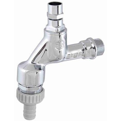 Vanne de décharge JS avec RB, RV, SV - Embout de raccordement, 1/2", chromé poli, DVGW (1/3)