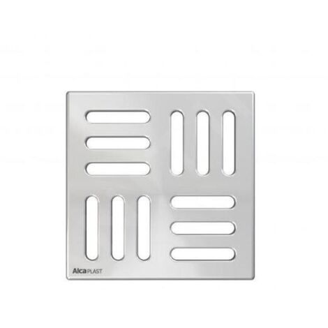 Grille pour siphon de sol 102x102 mm en acier inoxydable – Classe de charge K3 jusqu'à 300 kg – MPV004