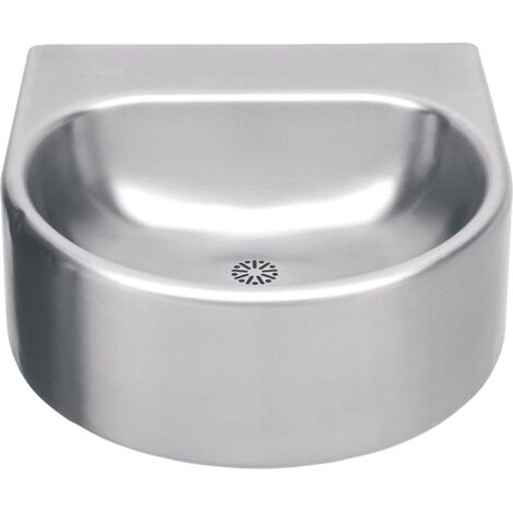 KWC AR Lavabo individuel, ANIMA, acier inoxydable, 460x230x490 mm, avec trou pour robinet (1/2)