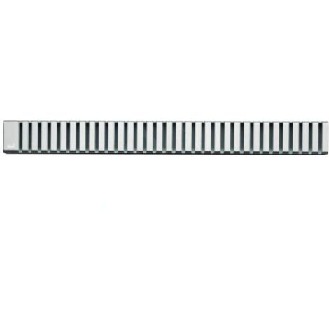 Alcadrain Grilles - Grille pour caniveau à douche linéaire 1150 mm, inox mat LINE-1150M (1/3)
