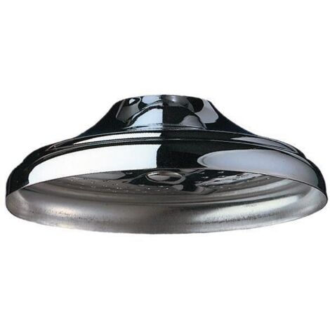 Tête de douche Delabie pour montage au plafond G1/2, avec bord incurvé D80mm (1/2)