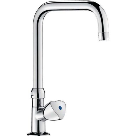 Robinet pilier mâle 15 x 21 L 150 avec têtes à clapet : réf. D2553 (1/2)