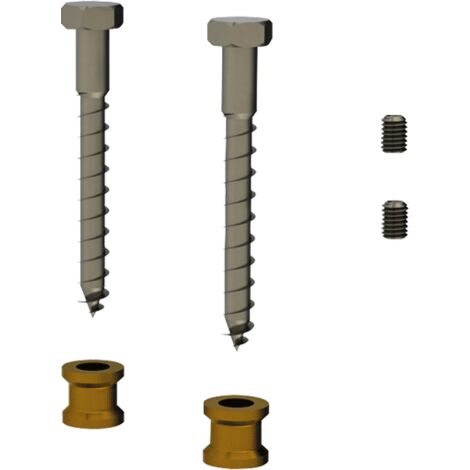 Kit de fixation Delabie pour poignées Be-Line (1/2)
