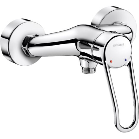Mitigeur de douche à levier unique Delabie, poignée à levier, raccords standard en S (1/2)