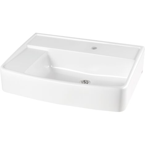KWC AR Bassin de classe, SIRIUS, MIRANIT, 600x150x450 mm, sans trou de robinet (1/2)