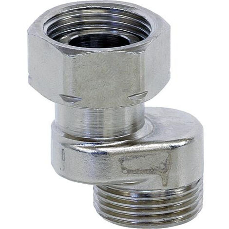 Banyo – Raccord en S 3/4' x 3/4' – Entraxe 11,5 mm – Longueur 43 mm – Laiton chromé pour plomberie standard