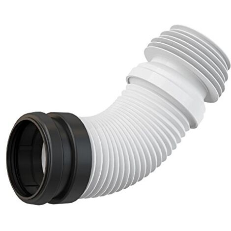 90/110mm Connecteur coudé souple déchets toilette wc gamme Universal