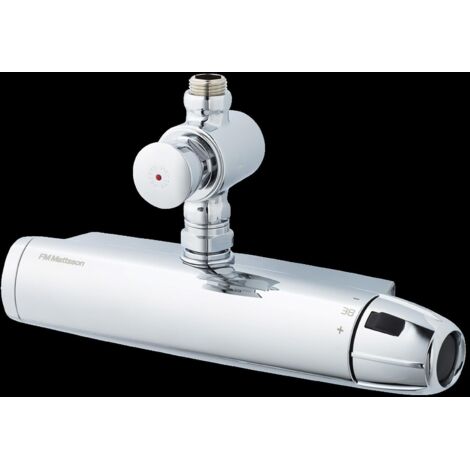 Thermostat de douche Mora FMM 9000E avec vanne de fermeture automatique, chromé (1/2)