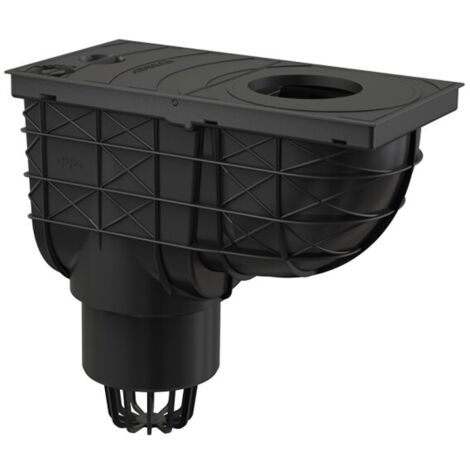 Bac de récupération d'eau de pluie pour tuyaux de descente  300/155/110 VERTICAL