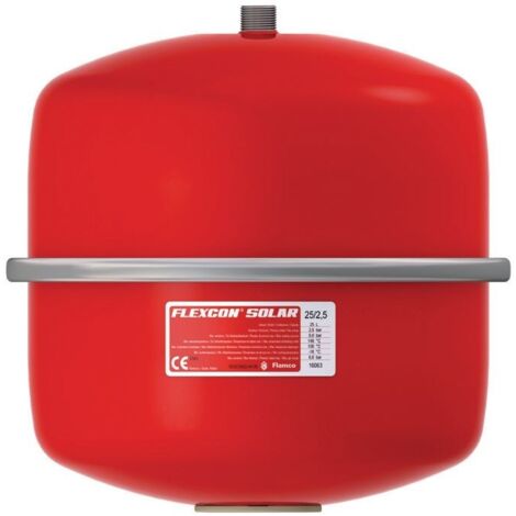 Vase d'expansion pour installations à énergie solaire FLEXCON SOLAR 8 - 80 diamètre M 3 / 4'' 18 litres 2,5 bars '' réf. 16062