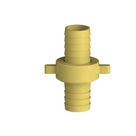 Vis de tuyau JS MS, 3 pièces, à joint plat, 1"x1 1/4" (1/2)