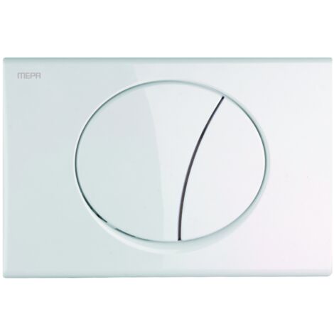 Plaque de commande MEPAellipse pour A21/E21, double commande, blanc (1/3)
