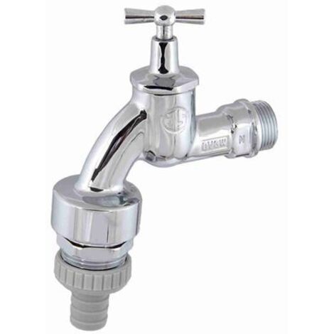 Soupape de décharge JS avec RB, RV, SV, bouton-ot, Schw, 3/4", chromé poli, DVGW (1/3)