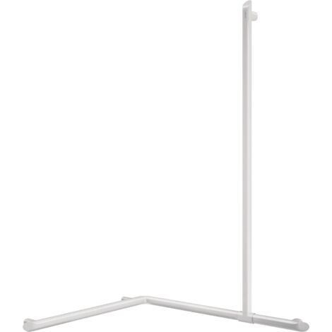 Poignée Delabie 2 murs + Support mural vertical Be-Line D35 Alu blanc (1/3)