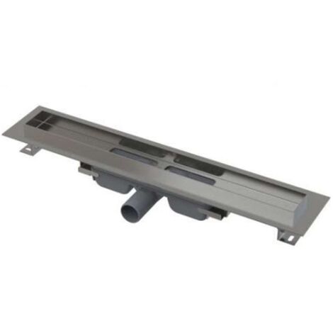 Alcadrain Douchegoten - Caniveau de douche Professional Low 950 mm, avec rebord pour grille pleine, inox APZ106-950 (1/2)