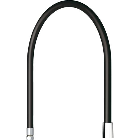 Delabie Tuyau G1/2“ noir, longueur 0,55 m, pour robinet de cuisine 5526 (1/2)