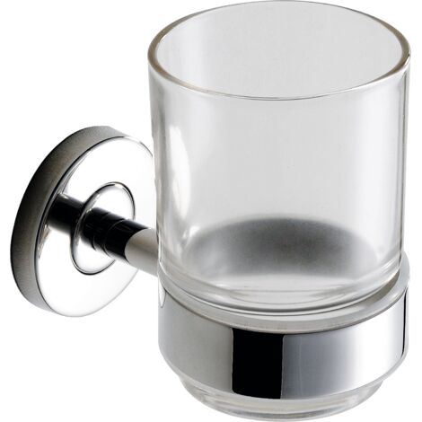 Support pour verre KWC AR, MEDIUS, finition Edst., 70x100x105 mm, AP, brillant, verre (1/2)